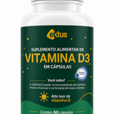 Vitamina D3 Ektus 60 Cápsulas – Imunidade, Saúde Óssea e Força Muscular (Ektus)