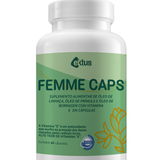 Femme Caps Ektus 60 Cápsulas – Blend de Linhaça, Prímula e Borragem para o Bem-Estar Feminino (Ektus)