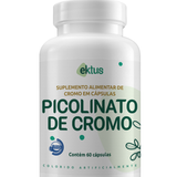Picolinato de Cromo Ektus 60 Cápsulas – Controle da Compulsão por Doces e Metabolismo (Ektus)