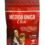 Chá Medida Única Bonífica (130g) – Blend Detox com Hibisco, Gengibre, Cúrcuma e Canela para Equilíbrio Metabólico