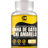 Unha de Gato com Uxi Amarelo Combate (60 Cápsulas) – Composto Natural para Saúde Feminina, Anti-inflamatório e Suporte Imunológico