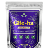 Glic-ha Chá Misto – Blend Natural com Camomila, Sálvia, Chá Verde e Carqueja para o seu Bem-Estar