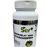 Ser+ Berinjela + Alcachofra (500mg) – Suplemento Natural para Digestão, Controle Metabólico e Saciedade