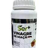 Ser+ Vinagre de Maçã (500mg) – Suplemento Natural para Digestão, Desintoxicação e Equilíbrio Metabólico (60 Cápsulas)