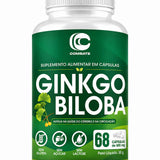 Ginkgo Biloba 60 Cápsulas (Combate) – Saúde do Cérebro, Foco e Circulação (Vitadrop)