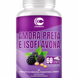 Suplemento Amora Preta e Isoflavona 60 Cáps. (Combate) – Alívio da Menopausa, Calorões e TPM (Vitadrop)