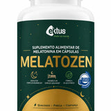 Suplemento Melatozen 60 Cápsulas (Ektus) – Melatonina, Triptofano e Fim da Insônia (Vitadrop)