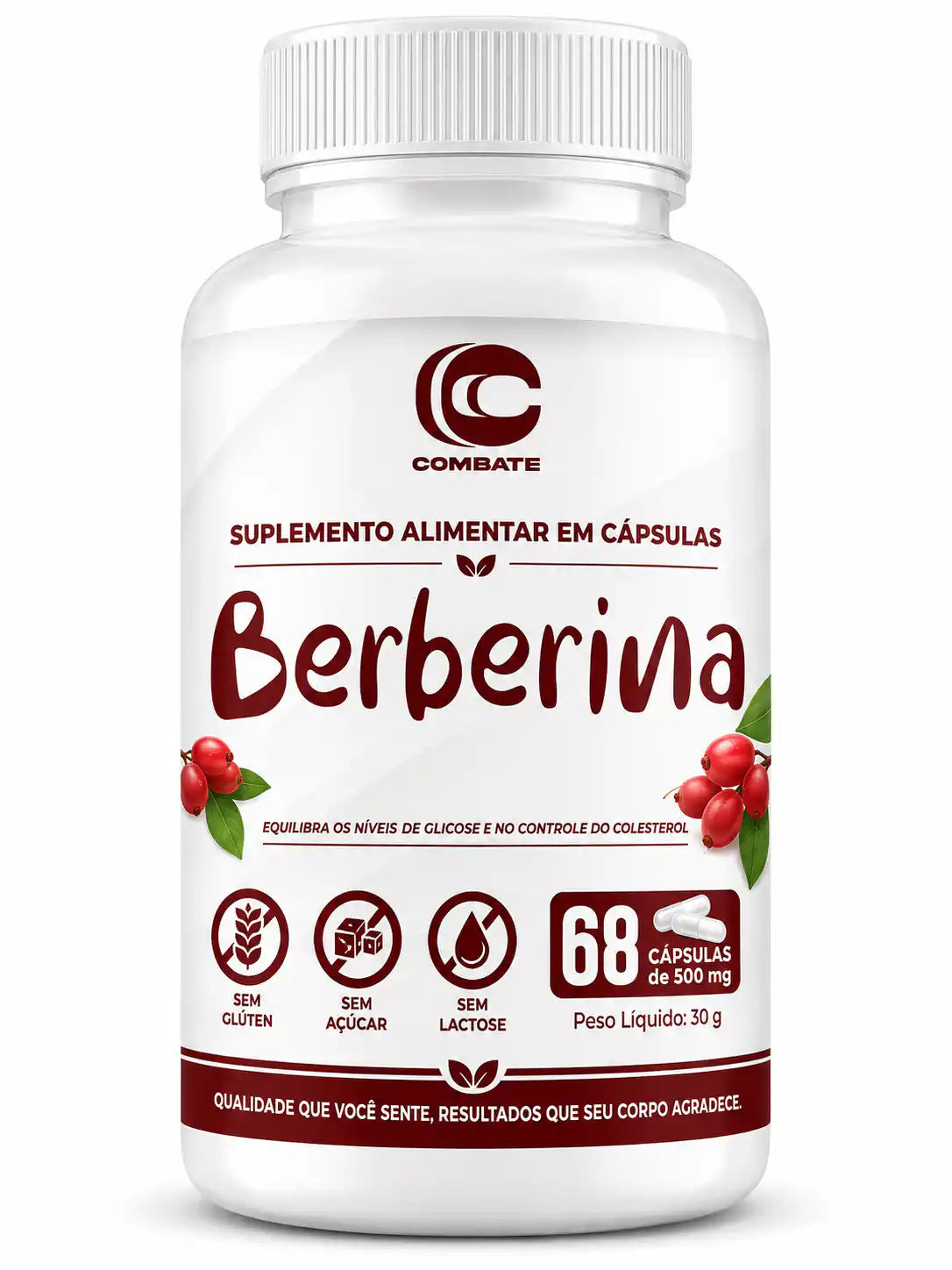 Berberina 60 Cápsulas – Suplemento Alimentar VitaDrop