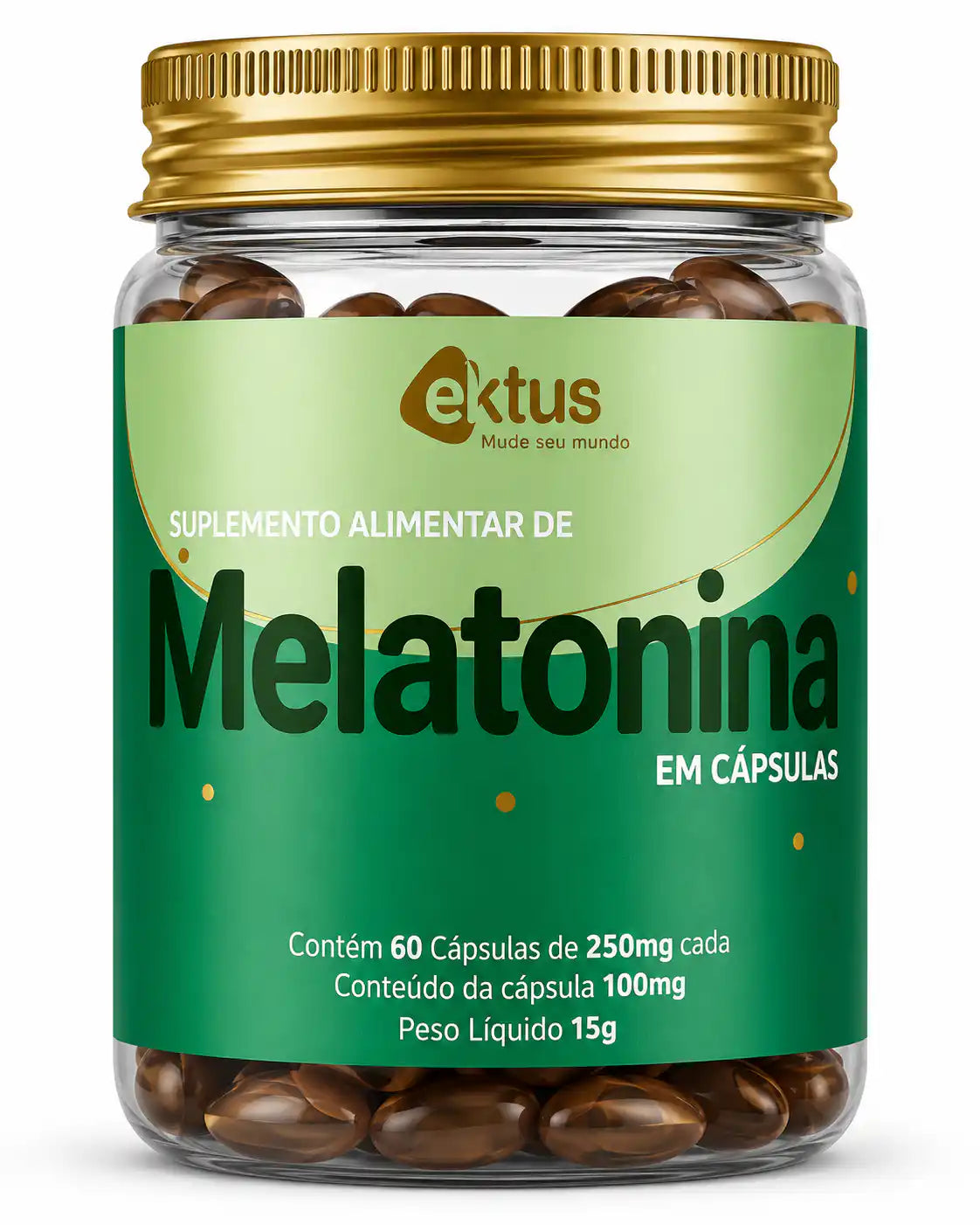 Melatonina 60 Cápsulas (Ektus) – Auxílio na Regulação do Ciclo do Sono (Ektus)