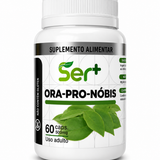 Ser+ Ora-pro-nóbis (500mg) – Suplemento Natural: Proteína Vegetal, Fibras e Vitalidade (60 Cápsulas)