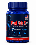 Pai tá On Diamond Expert 60 Cápsulas – Estimulante Masculino para Libido, Performance e Energia