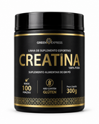 Creatina Monohidratada 100% Pura Green Express (300g) – Força, Energia e Ganho de Massa Muscular