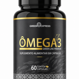 Ômega 3 Green Line Premium Green Express (60 Cápsulas) – Óleo de Peixe de Alta Pureza: Coração, Cérebro e Imunidade