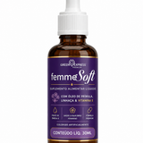 Femme Soft Green Express 30ml – Suplemento Líquido com Óleo de Prímula, Linhaça e Vitamina E para Equilíbrio Hormonal