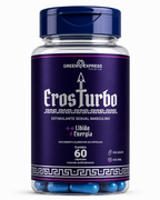 Eros Turbo Green Express 60 Cápsulas – Estimulante Sexual Masculino para Alta Performance, Libido e Energia