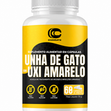 Unha de Gato com Uxi Amarelo Combate (60 Cápsulas) – Composto Natural para Saúde Feminina, Anti-inflamatório e Suporte Imunológico