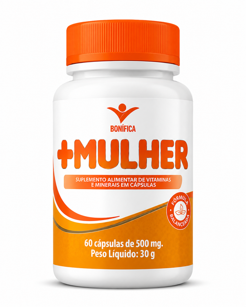 +Mulher Bonífica 60 Cápsulas – Vitaminas e Minerais Essenciais para Energia, Beleza e Imunidade