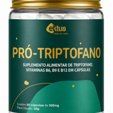 Pró-Triptofano Ektus 60 Cápsulas – Triptofano com Vitaminas B6, B9 e B12 para Humor e Sono (Ektus)