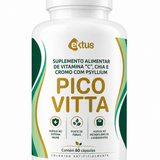 Picovitta Ektus 60 Cápsulas – Psyllium, Chia, Cromo e Vitamina C para Saciedade e Metabolismo (Ektus)