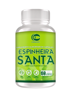 Espinheira Santa 60 Cápsulas (Combate) – Alívio de Gastrite, Azia e Proteção do Estômago