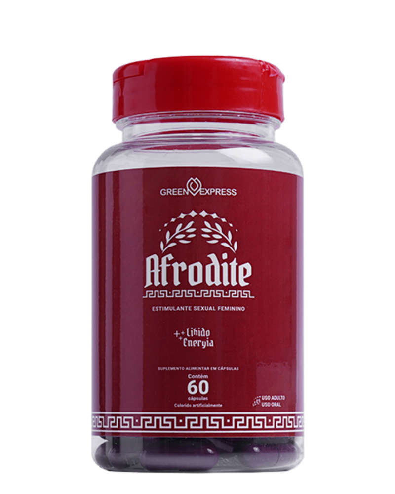 Afrodite Green Express 60 Cápsulas – Estimulante Sexual Feminino para Libido e Energia