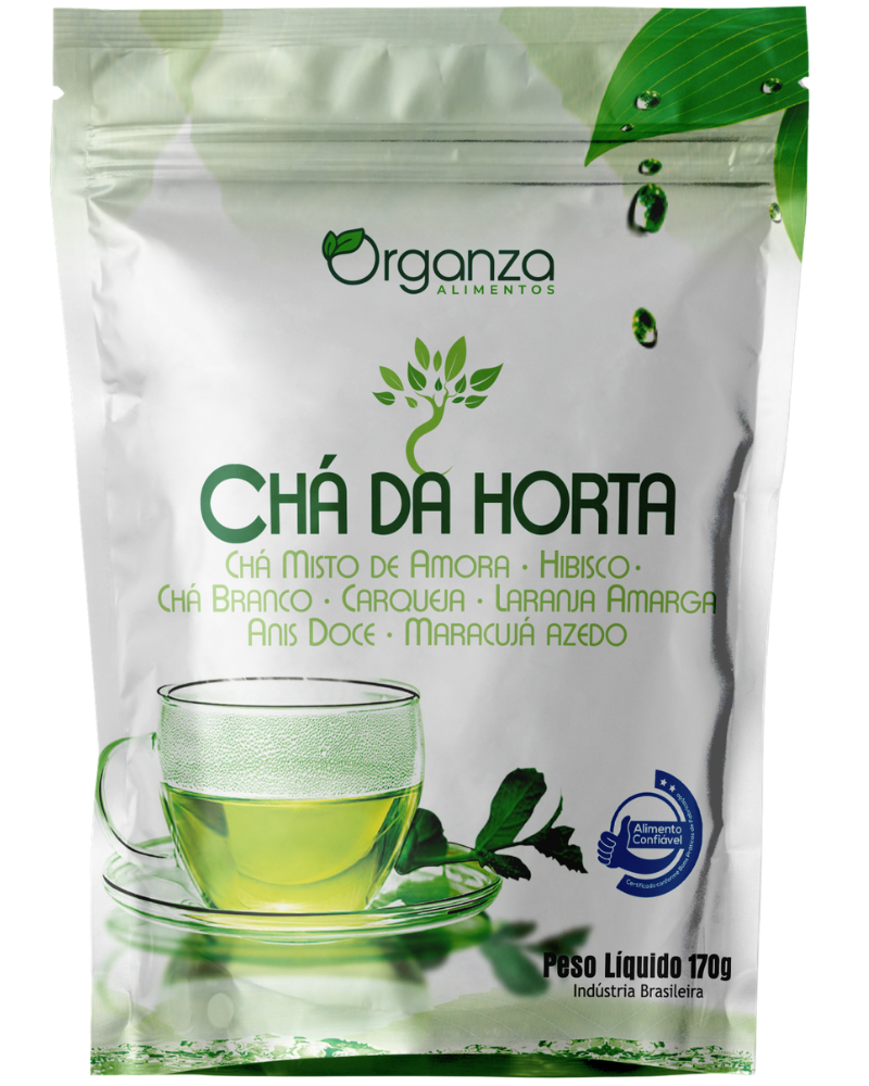 Chá da Horta (Organza Alimentos) 170g – Seca Barriga, Detox, Menopausa e Ansiedade