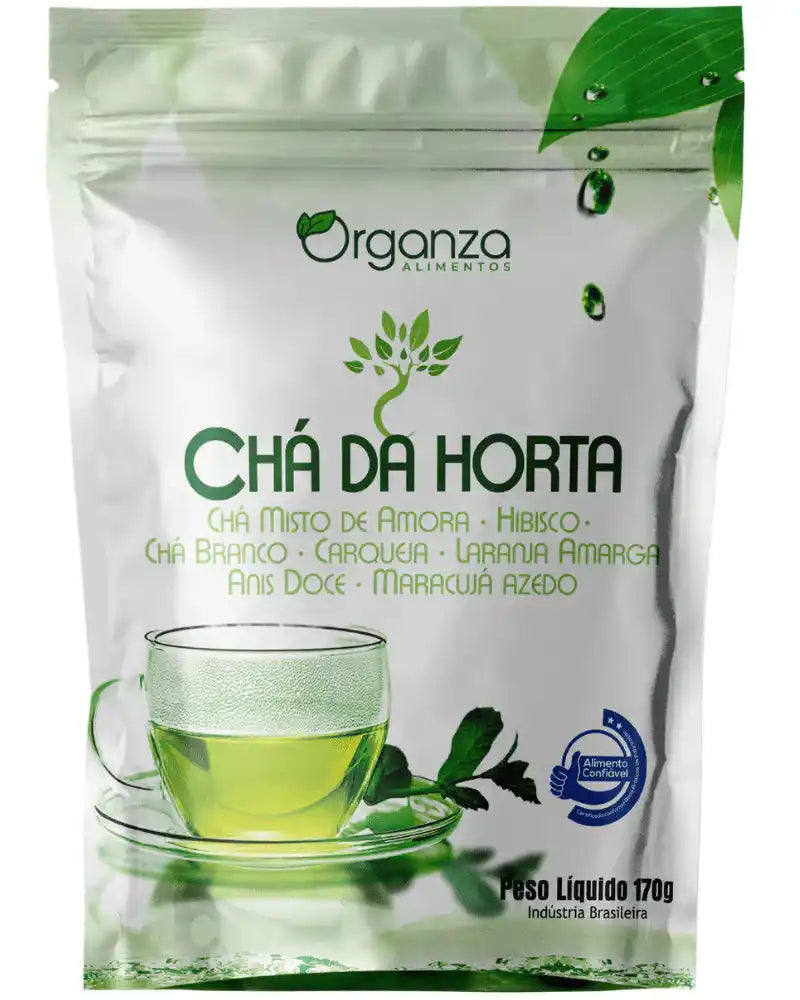 Chá da Horta Organza 170 g – Mistura para Preparo de Bebida