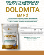 Suplemento de Dolomita em Pó 300g (Ektus) – Ossos Fortes, Imunidade e Máscara de Porcelana