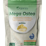 Suplemento Mega Osteo em Pó Sabor Banana 300g (Organza) – Ossos, Articulações e Imunidade
