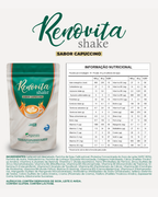 Renovita Shake Capuccino 300g (Organza) – Energia, Emagrecimento e Sabor de Cafeteria (Vitadrop)