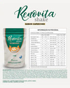 Renovita Shake Capuccino 300g (Organza) – Energia, Emagrecimento e Sabor de Cafeteria (Vitadrop)