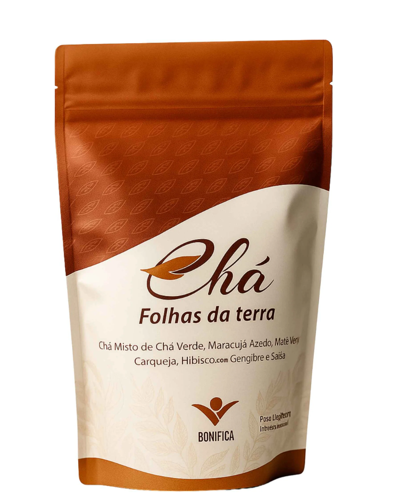 Chá Folhas da Terra (Bonifica) – Seca Barriga, Detox Intenso e Energia (Vitadrop)