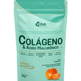 Colágeno Verisol® & Ácido Hialurônico Tangerina 200g (Ektus) – Cabelos, Unhas e Firmeza da Pele (Vitadrop)