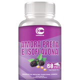 Suplemento Amora Preta e Isoflavona 60 Cáps. (Combate) – Alívio da Menopausa, Calorões e TPM (Vitadrop)
