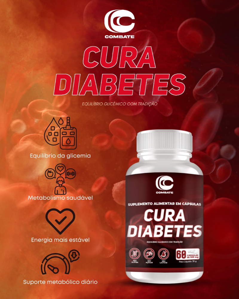 Suplemento alimentar em 60 cápsulas "Auxiliar para Diabetes".