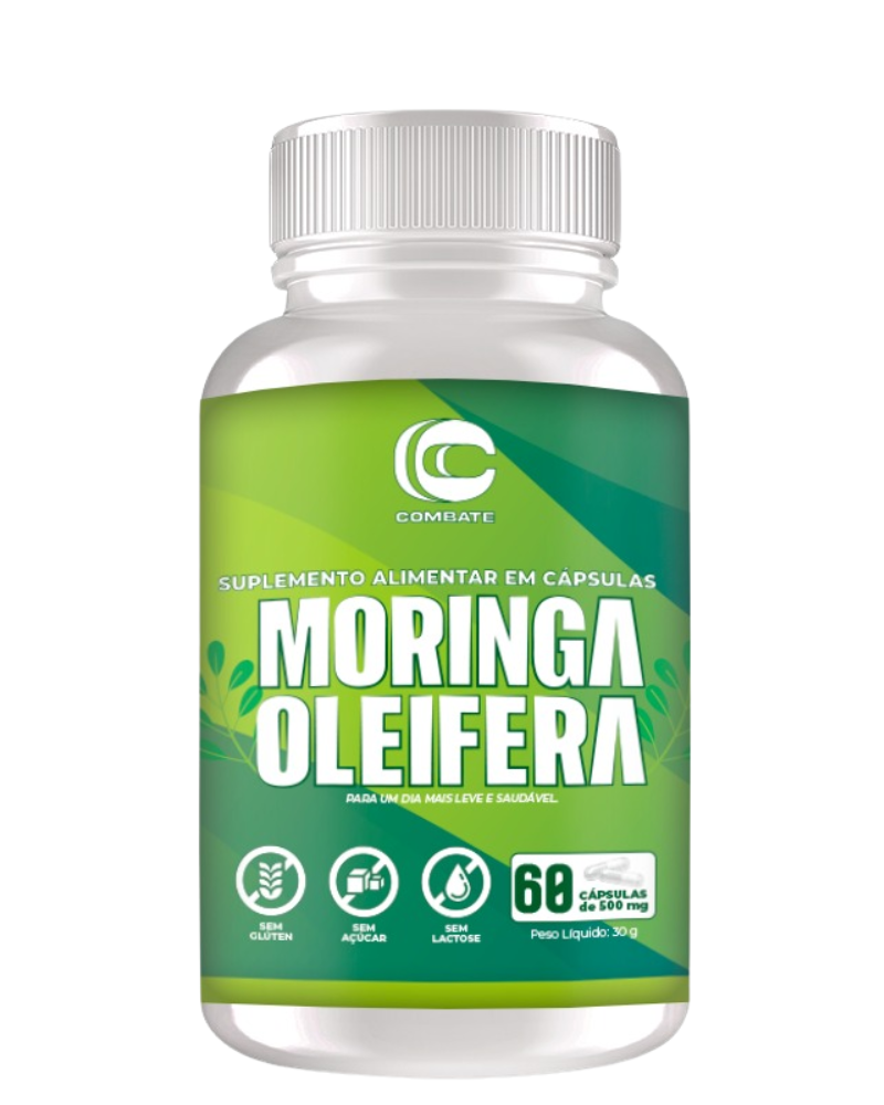 Moringa Oleífera 60 Cápsulas (Combate) – Superalimento, Imunidade e Nutrição Completa (Vitadrop)