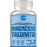 Magnésio Treonato 60 Cápsulas (Combate) – Memória, Sono Reparador e Foco Mental (Vitadrop)