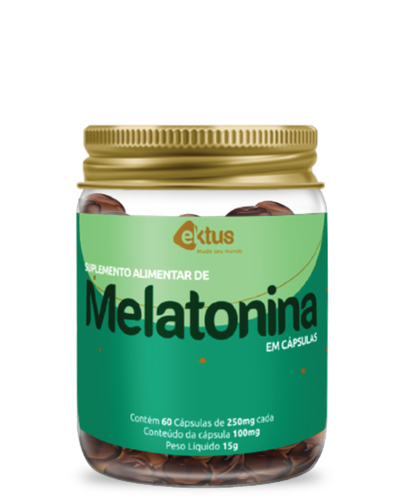 Melatonina 60 Cápsulas (Ektus) – Auxílio na Regulação do Ciclo do Sono (Ektus)