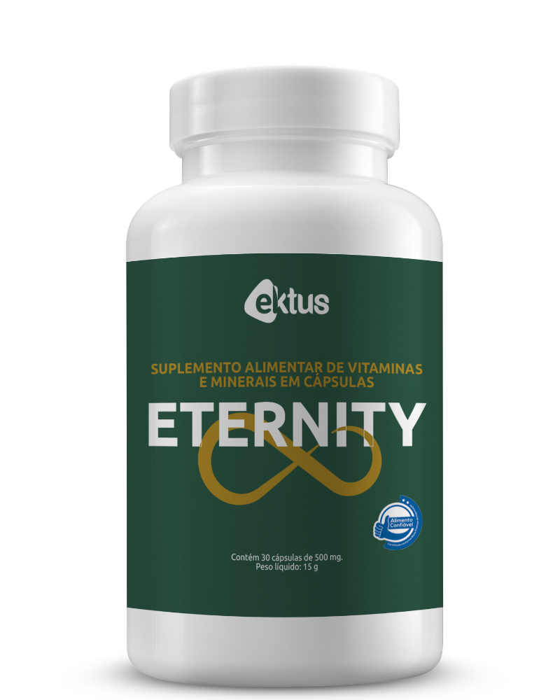 Eternity Ektus – Complexo de 4 Magnésios, Cúrcuma, Cálcio, Vitamina D e K2 (Ektus)