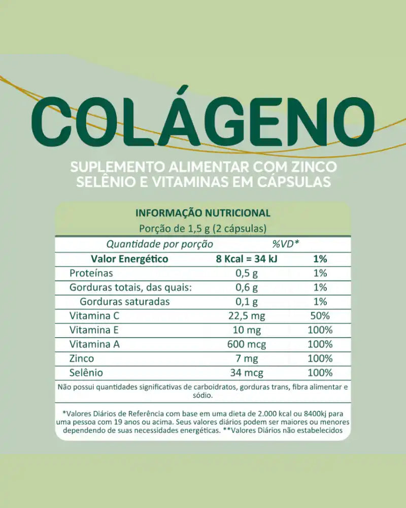 Colágeno Hidrolisado Ektus 60 Cápsulas – Beleza, Imunidade e Proteção Antioxidante (Ektus)