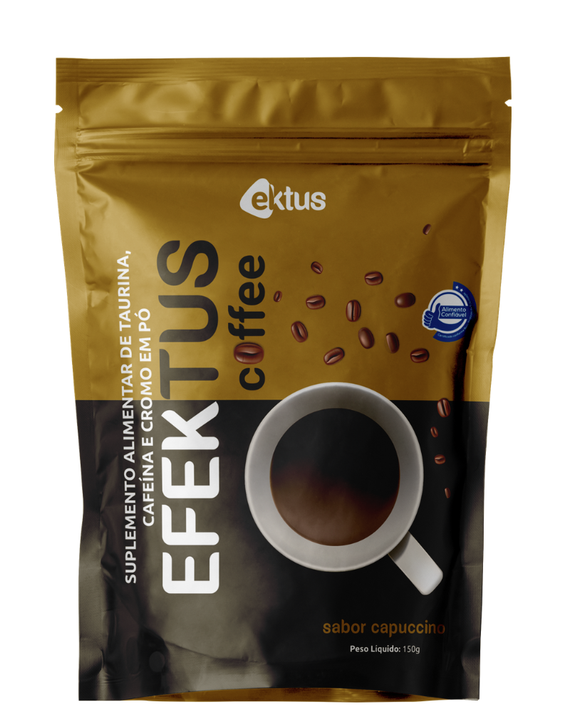 Efektus Coffee Capuccino Ektus (150g) – Café Funcional para Energia, Foco e Queima de Gordura (Ektus)