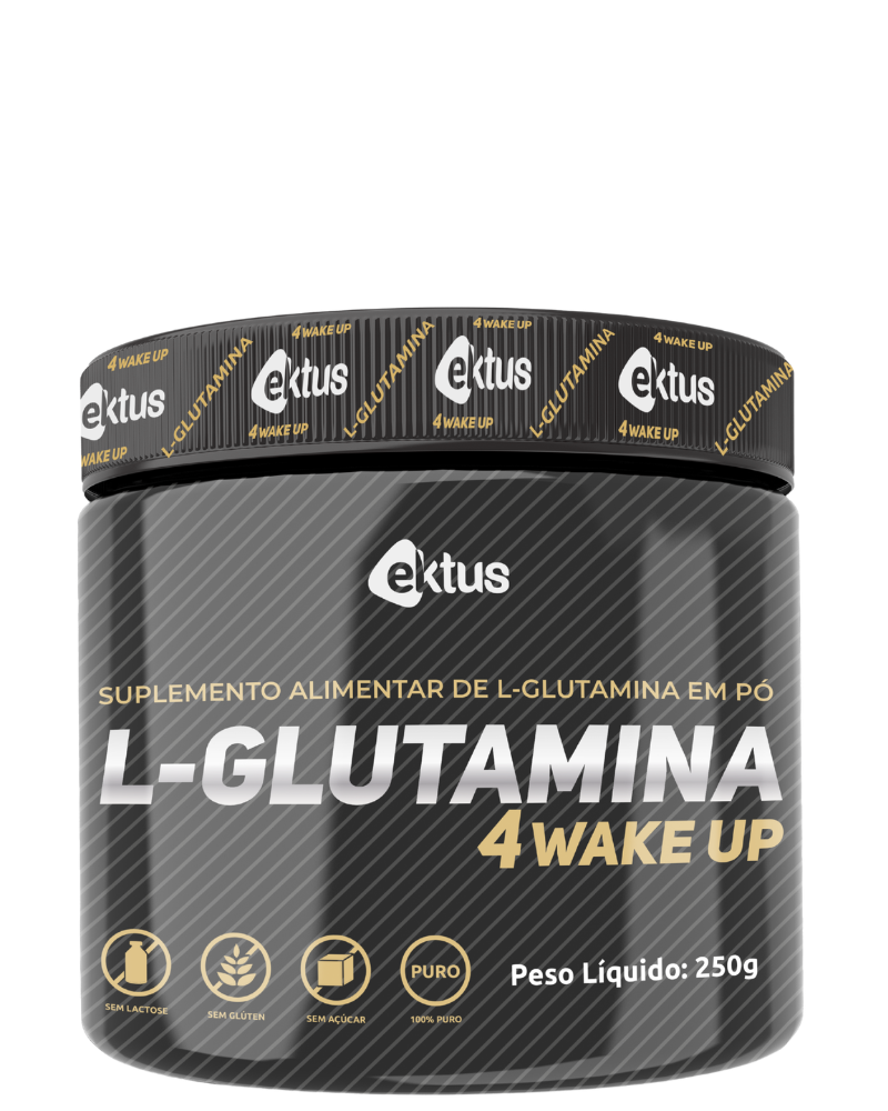 L-Glutamina 4 Wake Up Ektus 250g – Saúde Intestinal, Imunidade e Recuperação Muscular (Ektus)