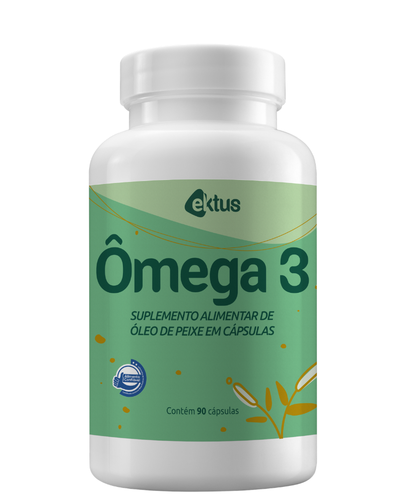 Ômega 3 Ektus 90 Cápsulas – 1236mg de EPA e DHA por porção | Saúde Cardiovascular e Cerebral (Ektus)