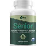 Sênior Ektus 60 Cápsulas – 17 Vitaminas, Minerais e Arginina para Vitalidade e Energia (Ektus)