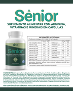 Sênior Ektus 60 Cápsulas – 17 Vitaminas, Minerais e Arginina para Vitalidade e Energia (Ektus)