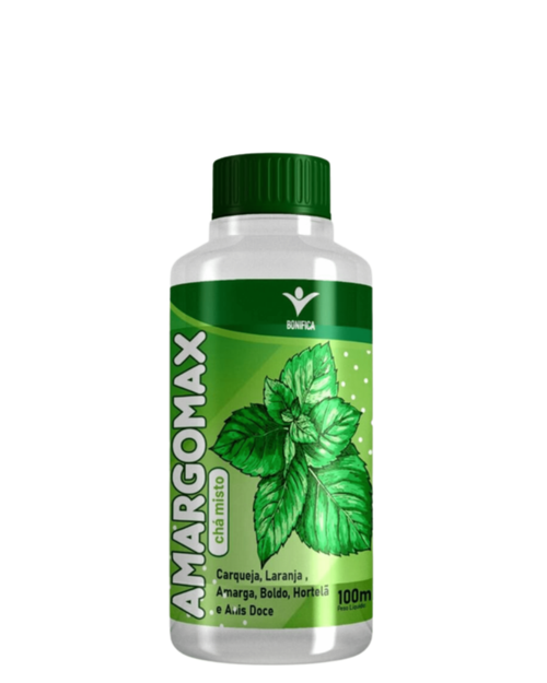 Amargomax Bonífica (100ml) – Blend de Ervas para Digestão, Saúde do Fígado e Detox Natural