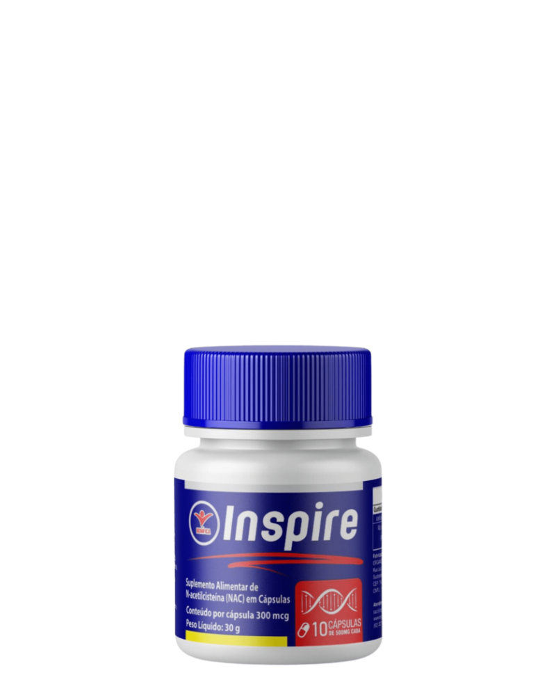 Inspire Bonífica – Suplemento de N-acetilcisteína (NAC) para Proteção Celular e Saúde Respiratória