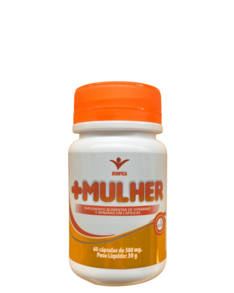 +Mulher Bonífica 60 Cápsulas – Vitaminas e Minerais Essenciais para Energia, Beleza e Imunidade