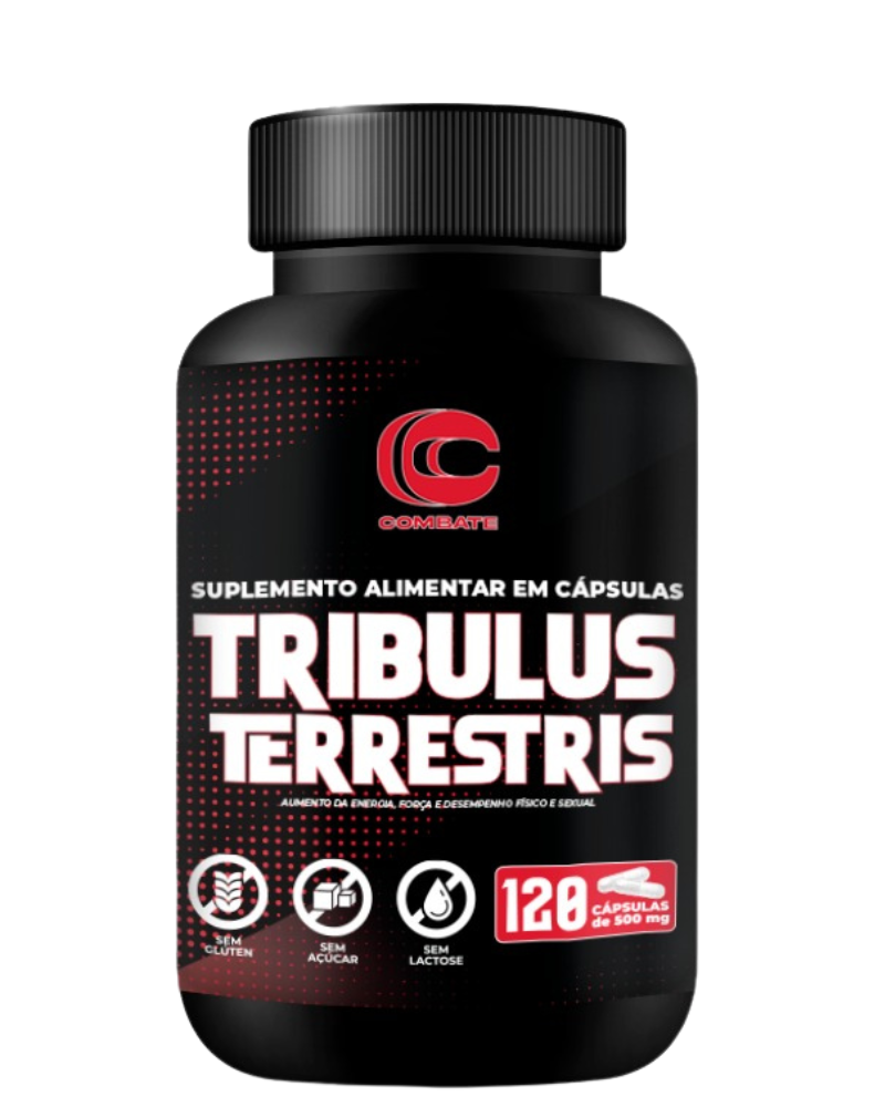 Tribulus Terrestris Combate (120 Cápsulas) – Suporte Natural para Libido, Massa Muscular e Equilíbrio Hormonal