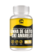 Unha de Gato com Uxi Amarelo Combate (60 Cápsulas) – Composto Natural para Saúde Feminina, Anti-inflamatório e Suporte Imunológico